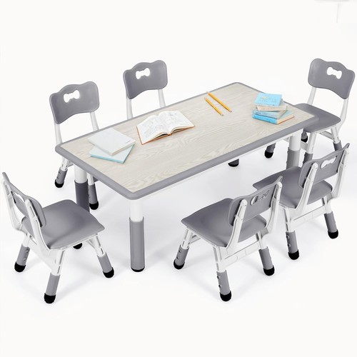 Children table with 6 - with,