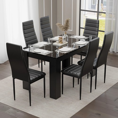 High gloss dining table and - gloss,