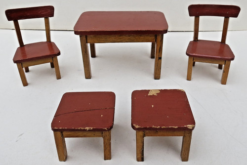 Dolls house furniture table - dolls,