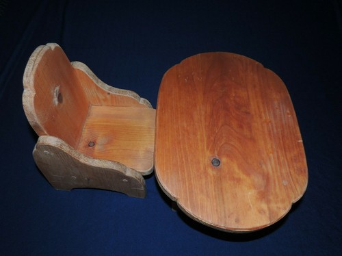Dolls furniture wooden table - dolls,