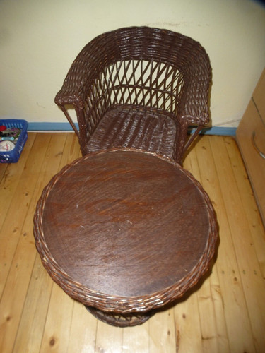 Kids wicker table - wicker,
