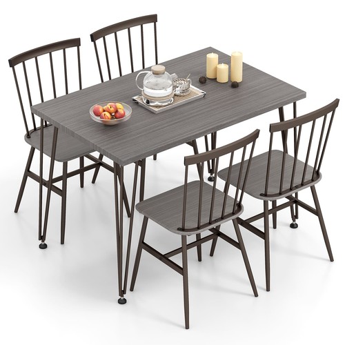 Costway pcs dining table set - costway,