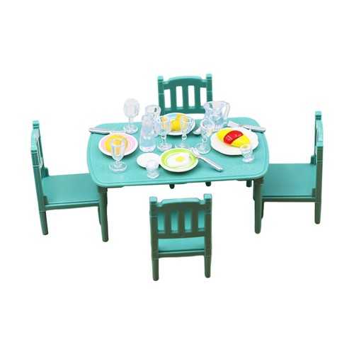 Dollhouse dining room set - room,