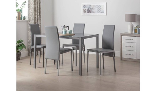 Lido grey dining table - grey, &