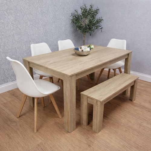 Dining table chairs and - 4,