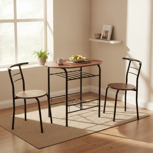 Dining table and chairs - table,
