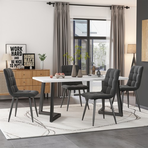 Dining table and chairs set - table,