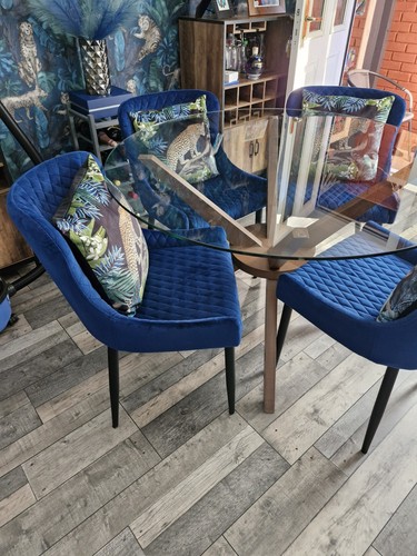 Dining table and chairs - dining,