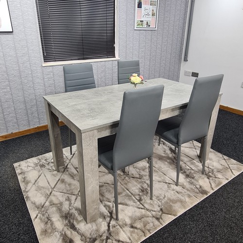 Grey dining table - grey, and